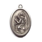 St Christopher medal pendant
