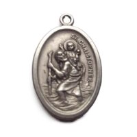 St Christopher medal pendant