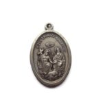 Holy Trinity Catholic medal pendant