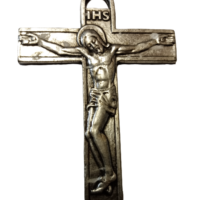 Catholic crucifix pendant with corpus