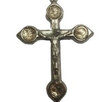 Clear Rhinestone crucifix pendant