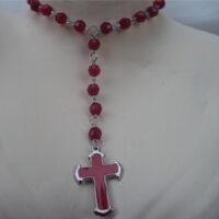 Red-CROSS-MIRROW-BLING-long