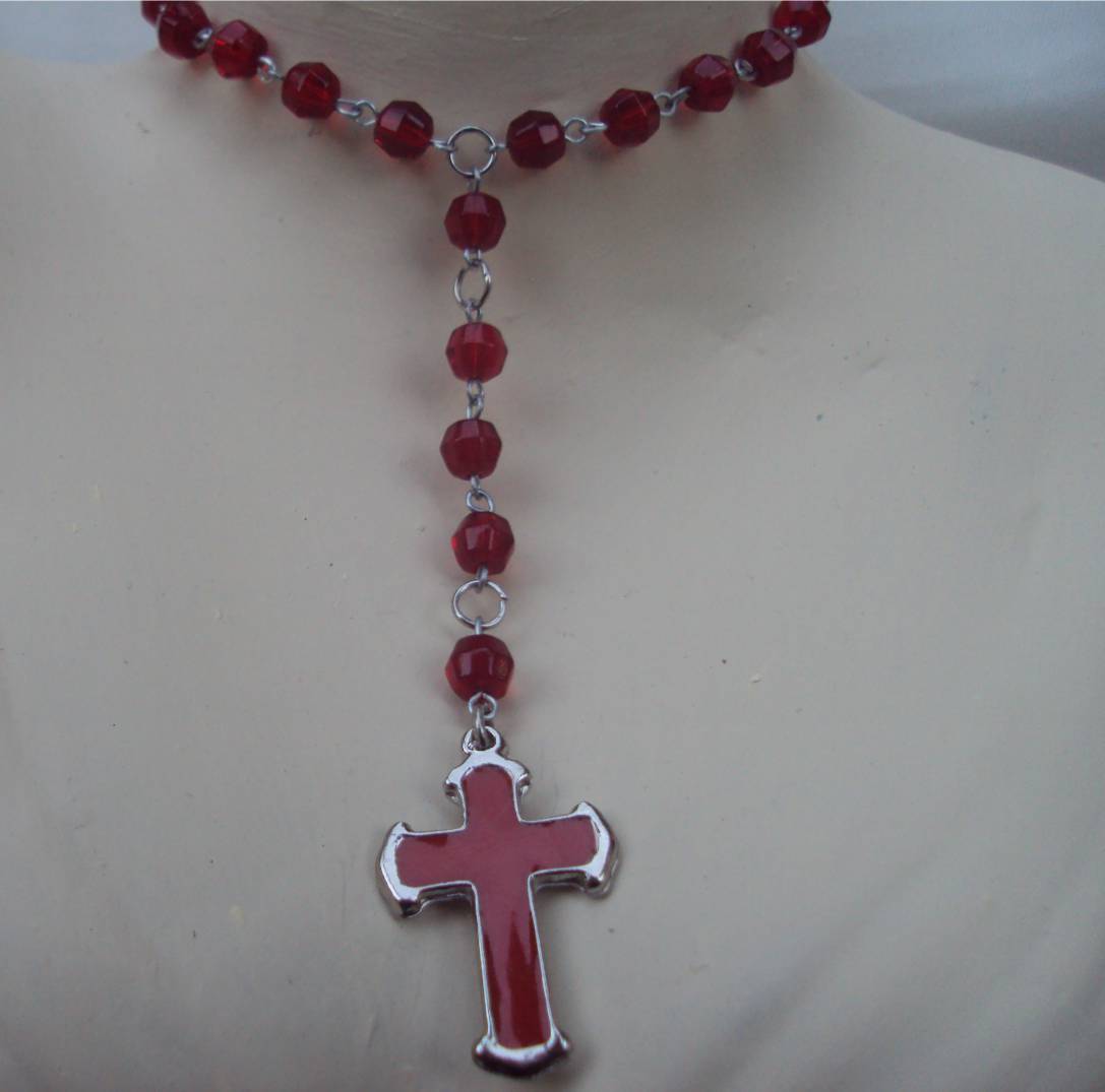 Red-CROSS-MIRROW-BLING-long
